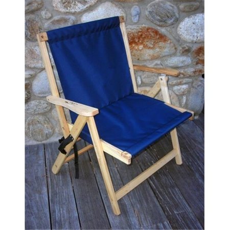 BLUE RIDGE CHAIR WORKS Blue Ridge Chair Works XLDC10WN XL Deck Chair - Navy XLDC10WN